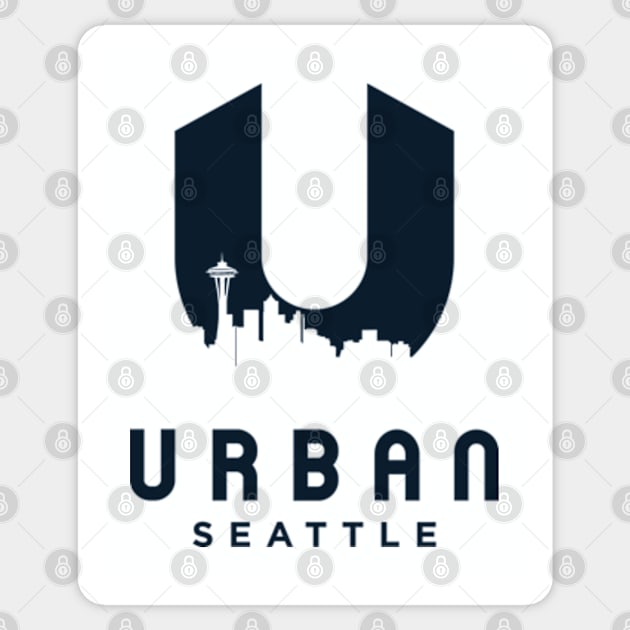 Urban Seattle Sticker by atbgraphics